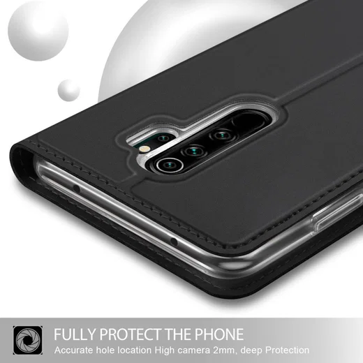 Xiaomi Redmi Note 8 Pro Business Hoesje met Kaarthouder Zwart afbeelding 6
