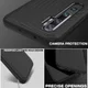 Xiaomi Mi Note 10 (Pro) Twill Texture TPU Hoesje Zwart afbeelding 4