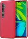 Xiaomi Mi Note 10 (Pro) Twill Texture TPU Hoesje Rood afbeelding 1