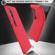 Xiaomi Mi Note 10 (Pro) Twill Texture TPU Hoesje Rood afbeelding 3