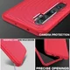 Xiaomi Mi Note 10 (Pro) Twill Texture TPU Hoesje Rood afbeelding 4