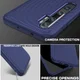 Xiaomi Mi Note 10 (Pro) Twill Texture TPU Hoesje Blauw afbeelding 4