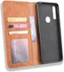 Alcatel 3X (2019) Retro Stijl Kunstleren Portemonnee Hoesje Bruin afbeelding 8