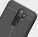 Oppo A9 (2020) / A5 (2020) Hoesje met Leren Textuur Zwart afbeelding 16