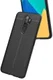 Oppo A9 (2020) / A5 (2020) Hoesje met Leren Textuur Zwart afbeelding 7
