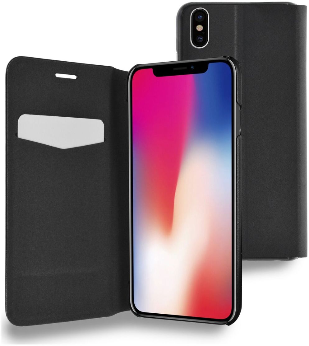 Azuri booklet iPhone X Black afbeelding 1