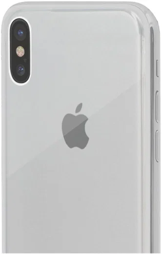 Azuri case TPU iPhone X Transparant afbeelding 2