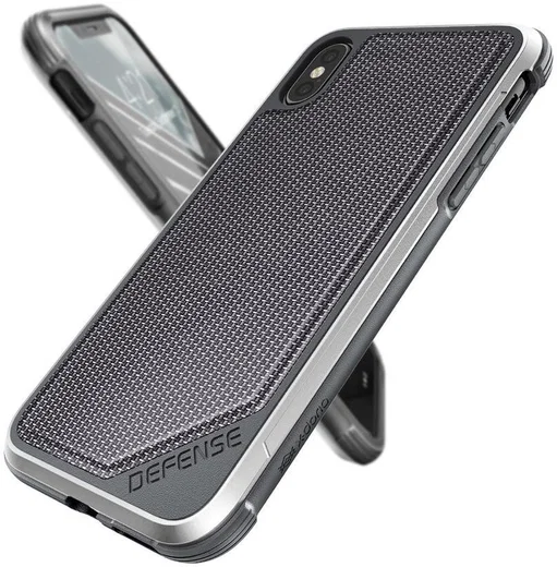 Raptic Lux Apple iPhone XS/X hoesje leather grijs afbeelding 7
