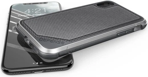 Raptic Lux Apple iPhone XS/X hoesje leather grijs afbeelding 8