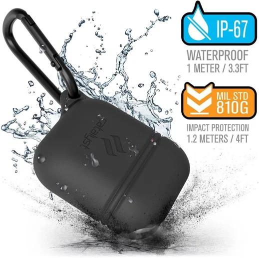 Catalyst Case Waterbestendig Hoesje Apple AirPods Slate Grey afbeelding 1