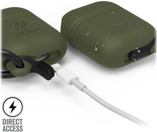 Catalyst Case Waterbestendig Hoesje Apple AirPods Army Green afbeelding 5