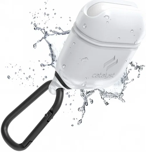 Catalyst Case Waterbestendig Hoesje Apple AirPods Frost White afbeelding 2