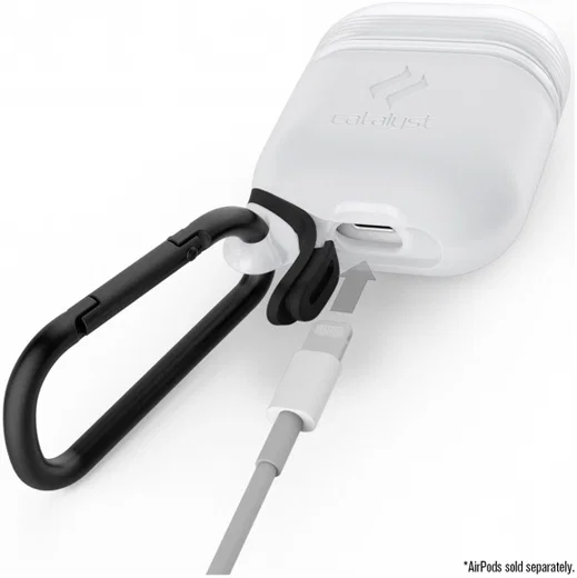 Catalyst Case Waterbestendig Hoesje Apple AirPods Frost White afbeelding 6