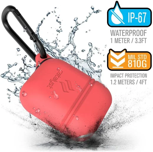 Catalyst Case Waterbestendig Hoesje Apple AirPods Roze afbeelding 2