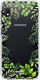 HappyCase Samsung Galaxy A10 Flexibel TPU Hoesje Leaves Print afbeelding 1