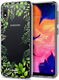 HappyCase Samsung Galaxy A10 Flexibel TPU Hoesje Leaves Print afbeelding 2