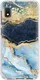 HappyCase Samsung Galaxy A10 Flexibel TPU Hoesje Blauw Marmer Print afbeelding 1