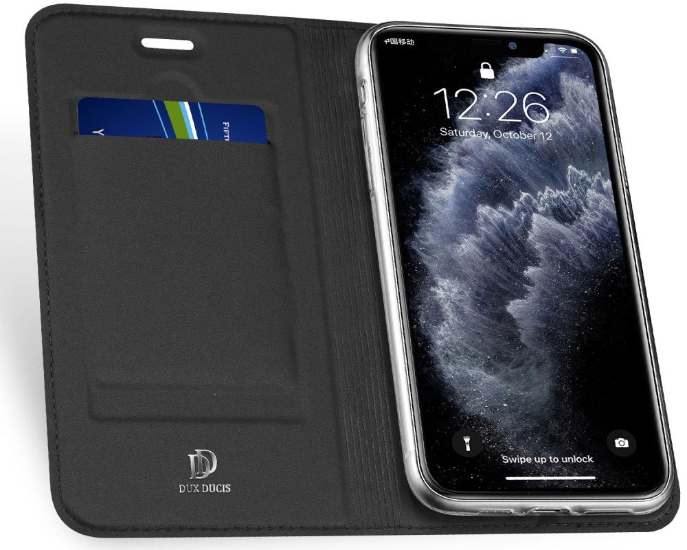 Dux Ducis Skin Pro Series Apple iPhone 11 Flip Hoesje Zwart afbeelding 2