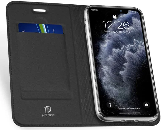 Dux Ducis Skin Pro Series Apple iPhone 11 Flip Hoesje Zwart afbeelding 2