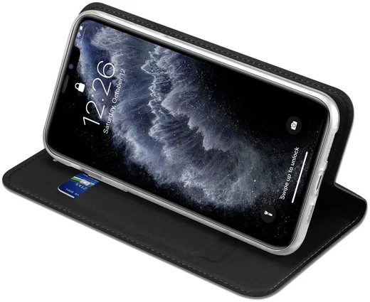 Dux Ducis Skin Pro Series Apple iPhone 11 Flip Hoesje Zwart afbeelding 4