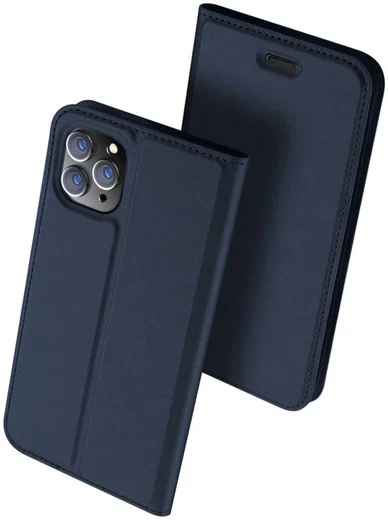 Dux Ducis Skin Pro Series Apple iPhone 11 Pro Max Flip Hoesje Blauw afbeelding 5