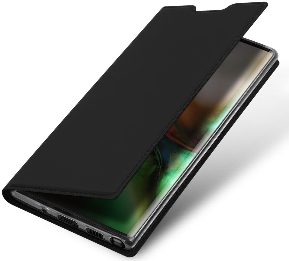 Dux Ducis Skin Pro Series Samsung Galaxy Note 10 Flip Hoesje Zwart afbeelding 1