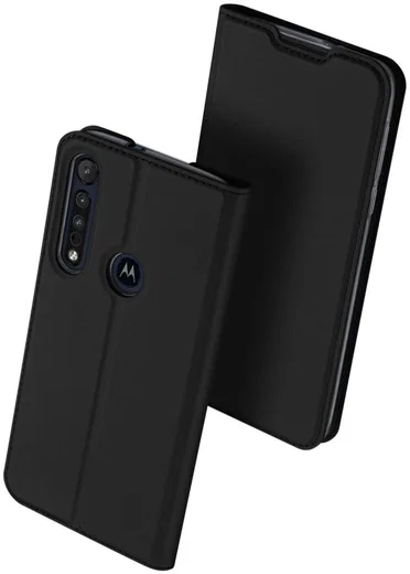 Dux Ducis Skin Pro Series Motorola Moto G8 Plus Flip Hoesje Zwart afbeelding 5
