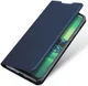 Dux Ducis Skin Pro Series Motorola Moto G8 Plus Flip Hoesje Blauw afbeelding 1