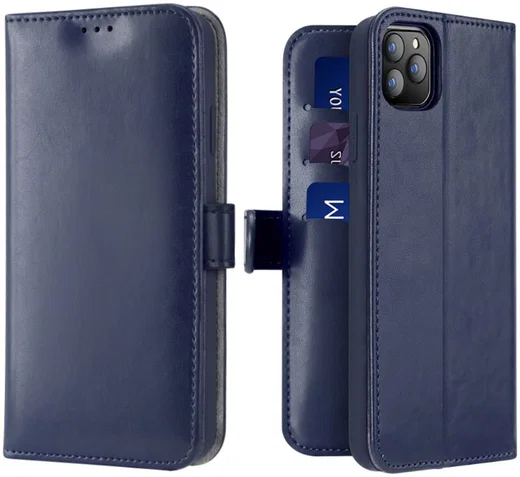 Dux Ducis Kado Series Apple iPhone 11 Pro Portemonnee Hoesje Blauw afbeelding 2