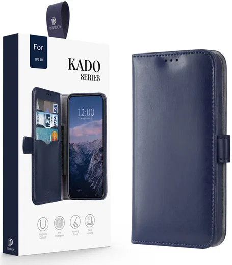 Dux Ducis Kado Series Apple iPhone 11 Hoesje Portemonnee Blauw afbeelding 10
