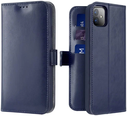 Dux Ducis Kado Series Apple iPhone 11 Hoesje Portemonnee Blauw afbeelding 2
