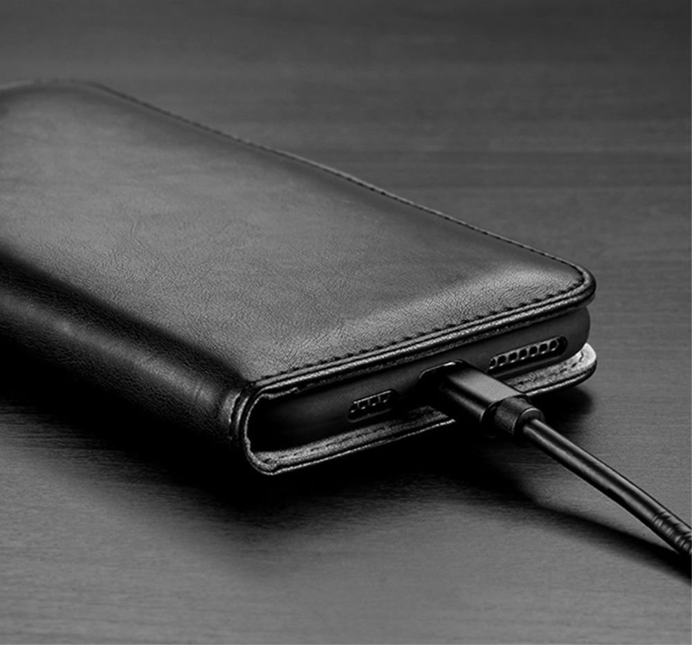 Dux Ducis Kado Series Apple iPhone 11 Pro Max Portemonnee Hoesje Zwart afbeelding 9