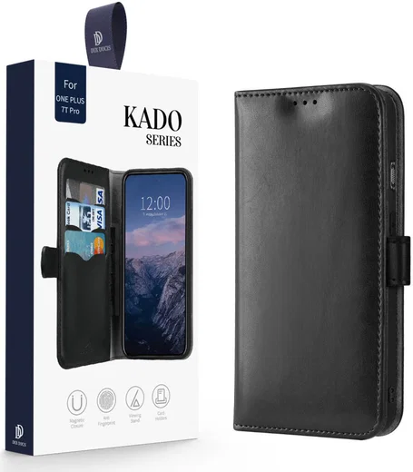 Dux Ducis Kado Series OnePlus 7T Pro Portemonnee Hoesje Zwart afbeelding 11
