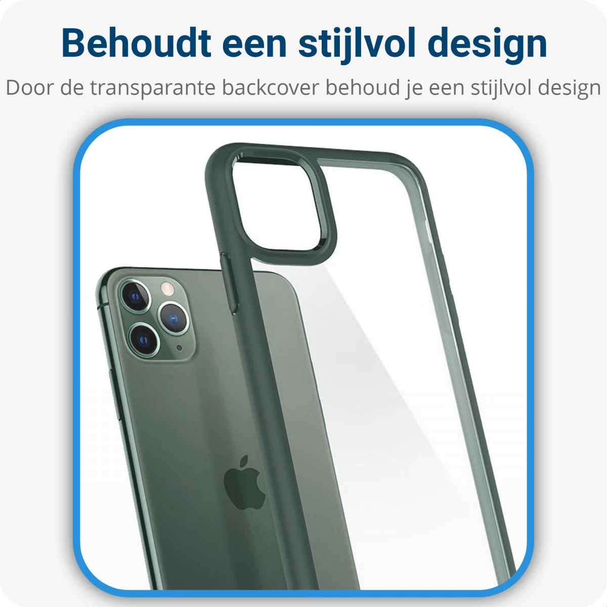 Spigen Ultra Hybrid Apple iPhone 11 Pro Hoesje Midnight Green afbeelding 3