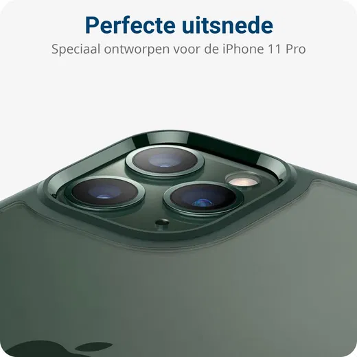 Spigen Ultra Hybrid Apple iPhone 11 Pro Hoesje Midnight Green afbeelding 4