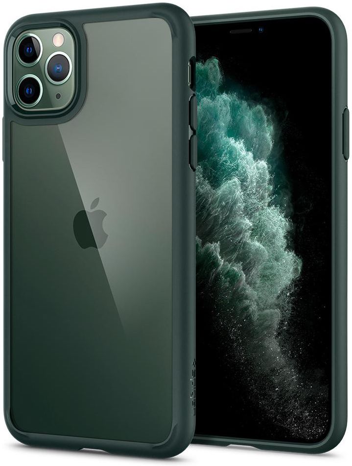 Spigen Ultra Hybrid Apple iPhone 11 Pro Hoesje Midnight Green afbeelding 1