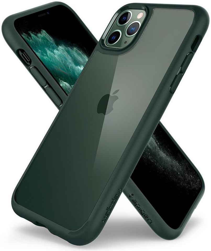 Spigen Ultra Hybrid Apple iPhone 11 Pro Hoesje Midnight Green afbeelding 7