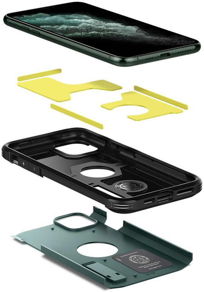 Spigen Tough Armor XP Apple iPhone 11 Pro Hoesje Midnight Green afbeelding 3