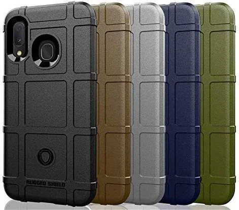 Samsung Galaxy A20e Anti-Shock TPU Hybride Hoesje Groen afbeelding 3