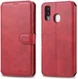 AZNS Samsung Galaxy A20e Portemonnee Stand Hoesje Rood afbeelding 2