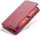AZNS Samsung Galaxy A20e Portemonnee Stand Hoesje Rood afbeelding 1