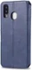 AZNS Samsung Galaxy A20e Portemonnee Stand Hoesje Blauw afbeelding 4