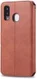 AZNS Samsung Galaxy A20e Portemonnee Stand Hoesje Bruin afbeelding 6
