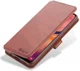 AZNS Samsung Galaxy A20e Portemonnee Stand Hoesje Bruin afbeelding 1