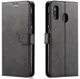 Samsung Galaxy A20e Portemonnee Stand Bookcase Hoesje Zwart afbeelding 2