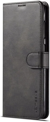 Samsung Galaxy A20e Portemonnee Stand Bookcase Hoesje Zwart afbeelding 4