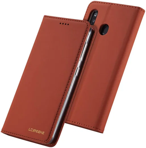 Samsung Galaxy A20e Portemonnee Stand Bookcase Hoesje Kunstleer Bruin afbeelding 10