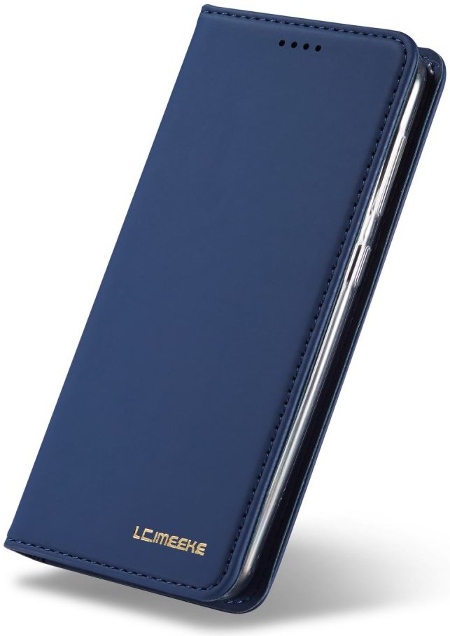 Samsung Galaxy A20e Portemonnee Stand Bookcase Hoesje Kunstleer Blauw afbeelding 15