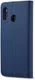 Samsung Galaxy A20e Portemonnee Stand Bookcase Hoesje Kunstleer Blauw afbeelding 5