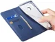 Samsung Galaxy A20e Portemonnee Stand Bookcase Hoesje Kunstleer Blauw afbeelding 9